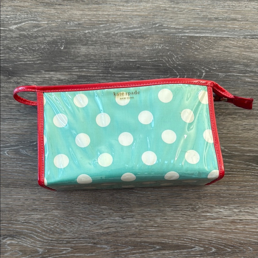 Kate Spade Polka Dot Cosmetic Bag